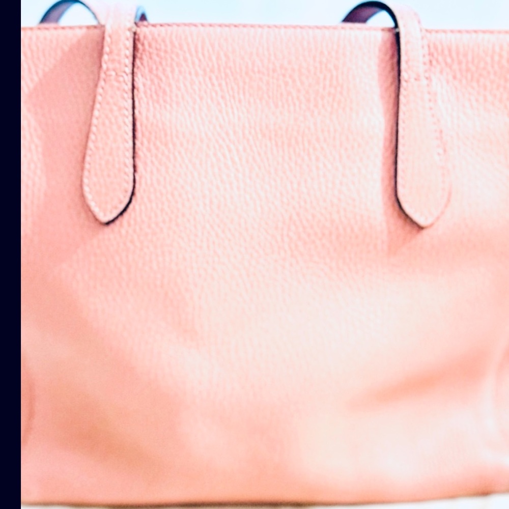 Gucci Pale Pink Swing Leather Tote Bag - Picture 5 of 8